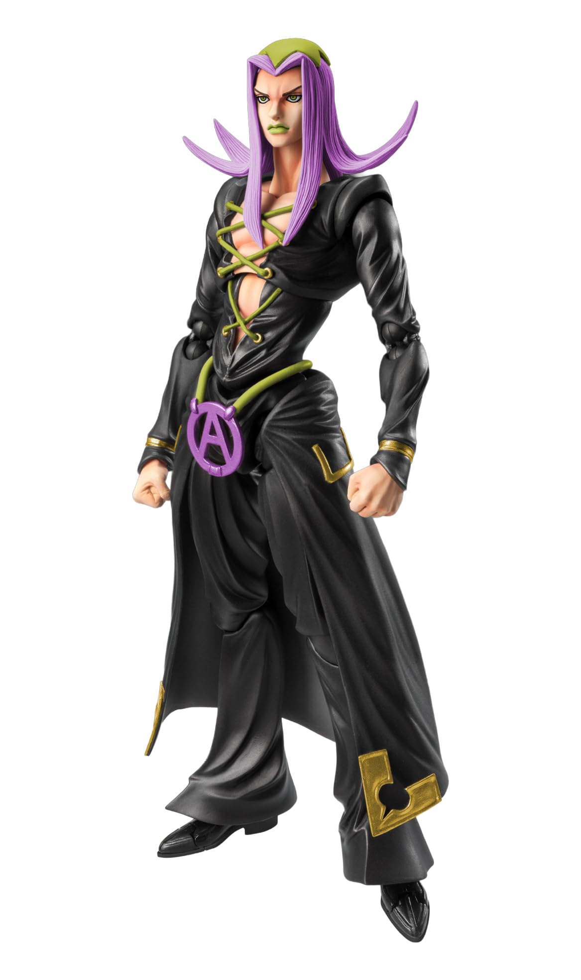 Jojo`S Bizarre Adventure Part 5 Super Action Action Figure Chozokado Leone Abbacchio Black Ver. 16 Cm
