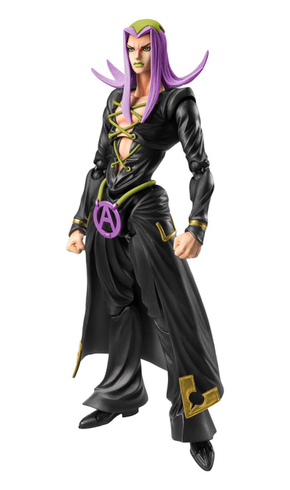 Jojo`S Bizarre Adventure Part 5 Super Action Action Figure Chozokado Leone Abbacchio Black Ver. 16 Cm