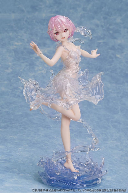 Design COCO Re:Zero Figurine en PVC à l'échelle 1:7 avec inscription « Starting Life in Another World » Ram (Aquadress Ver.