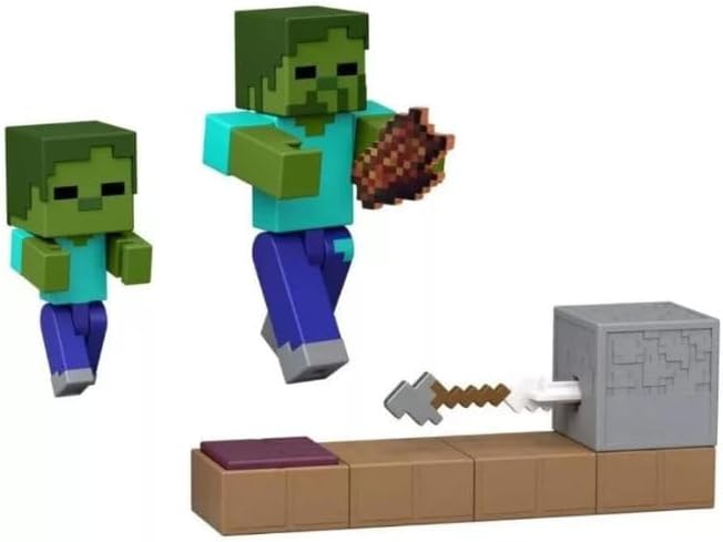 Mattel Minecraft Redstone Loaded Zombie Arrow Stairs Set (JKK00