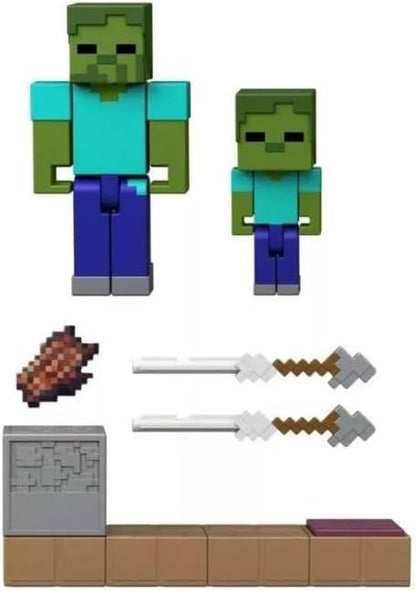 Mattel Minecraft Redstone Loaded Zombie Arrow Stairs Set (JKK00