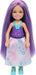 Barbie Chelsea Royal Small Doll (6-Inch) with Purple Hair Wearing Removable Skirt, Shoes & Hair Accessory, 6-inch Toy