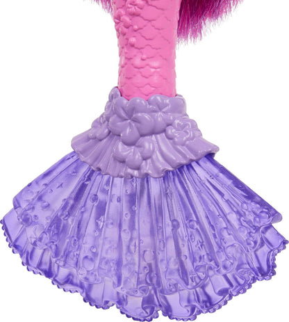 Barbie Chelsea Mermaid Small Doll (6-Inch) with Pink Hair Wearing Removable Crown Accessory, 6-inch Toy