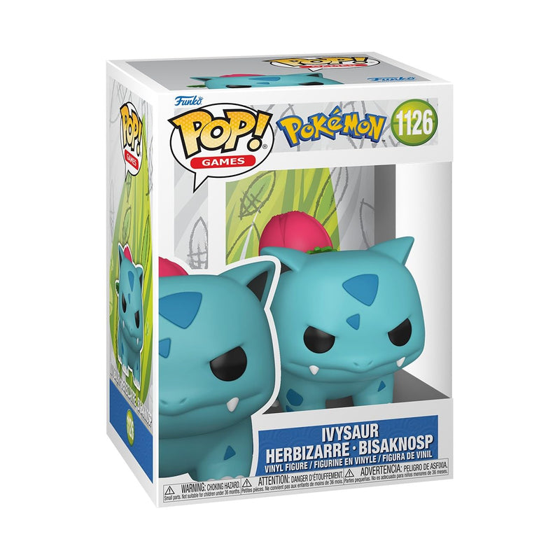 Funko POP Games: Pokemon - Ivysaur - Collectable Vinyl Figure - Gift Idea - Official Merchandise - Toys For Kids & Adults - Model Figure for Collectors and Display