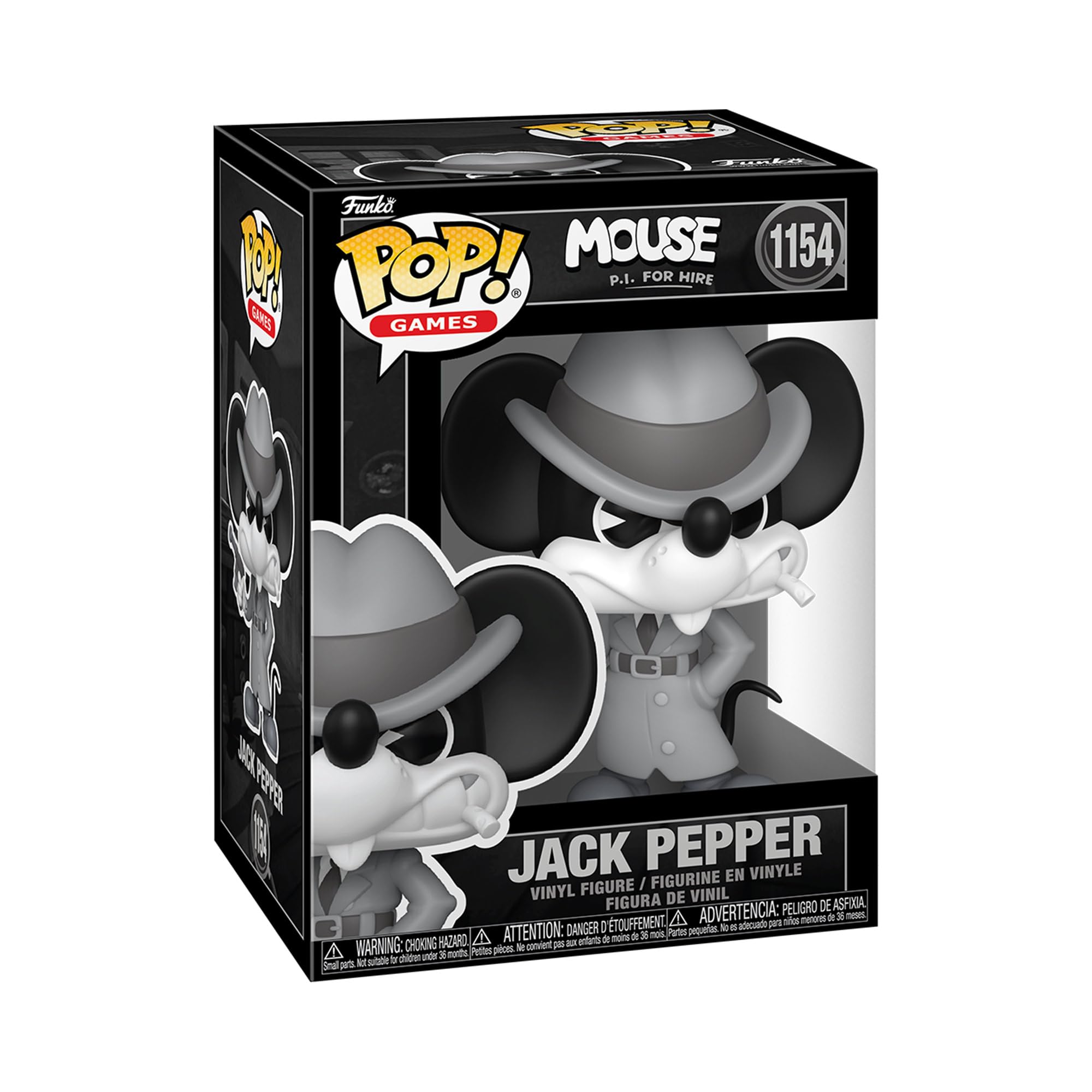 Funko POP! Games: Mouse PI for Hire - Jack Pepper - Collectable Vinyl Figure - Gift Idea - Official Merchandise - Toys For Kids & Adults - Model Figure for Collectors and Display