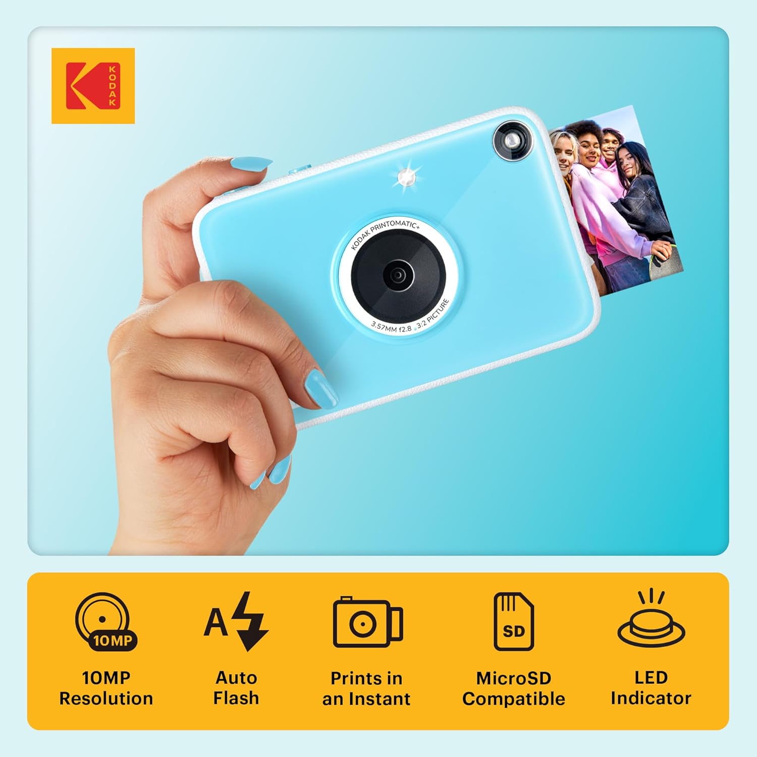 Kodak - Printomatic + Instant Camera