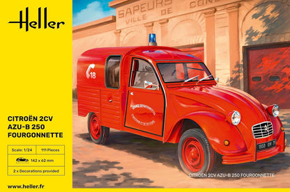 Heller - 1/24 Citroen 2cv Fourgonette Ak 250