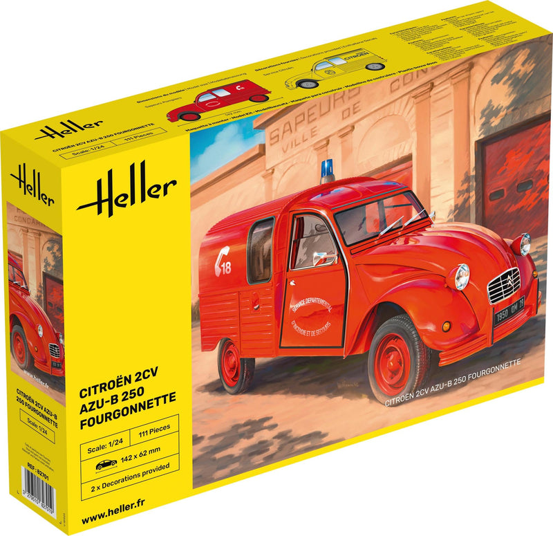 Heller - 1/24 Citroen 2cv Fourgonette Ak 250