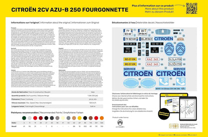 Heller - 1/24 Citroen 2cv Fourgonette Ak 250