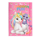 Depesche 13741 Ylvi Unicorn Fun Colouring Book with 24 Figurely Die-Cut Pages for Creating Unicorn Motifs, Includes 3 Sticker Sheets