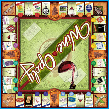 Wine-Opoly Property Trading Board Game - Game for Adults, Strategy Fun For 2 to 6 Players, 18+ - A Full Bodied Well Balanced Wine Trading Game