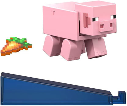 Minecraft Redstone Charged Series Pig 3.25" Action Figure