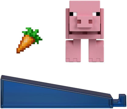 Minecraft Redstone Charged Series Pig 3.25" Action Figure