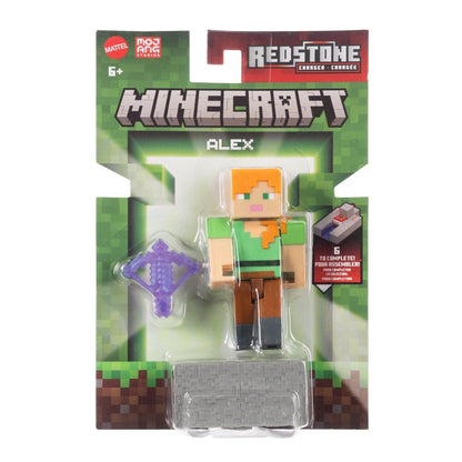 Mattel Minecraft: Redstone Charged - Alex 8Cm Figure (Jjr91)