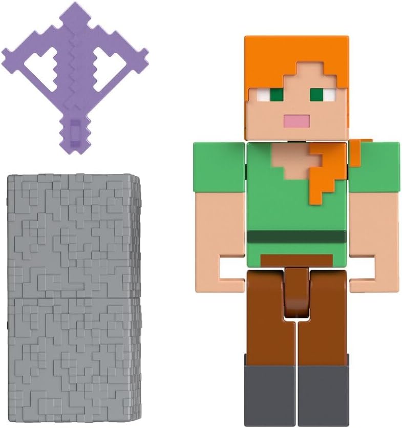 Mattel Minecraft: Redstone Charged - Alex 8Cm Figure (Jjr91)