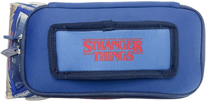 CERDÁ Life's Little Moments Stranger Things Travel Toiletry Bag - Large Storage Capacity - Zipper Closure - Original Product