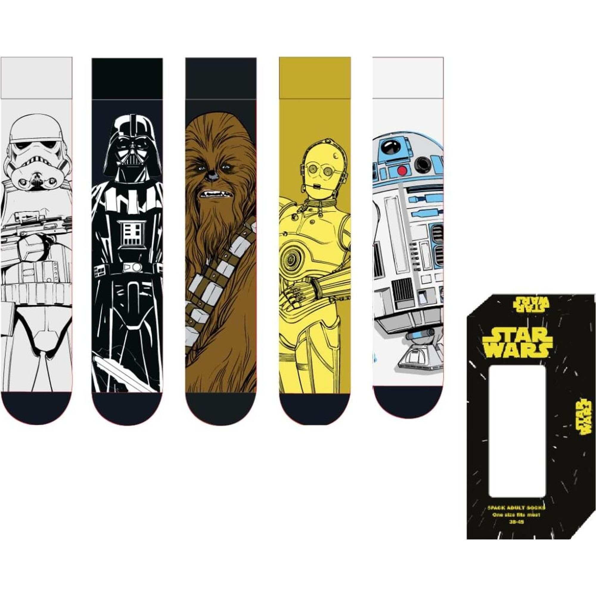Pack of 5 Star Wars Kids Socks - Comfort and Style for Kids with Their Favorite Character