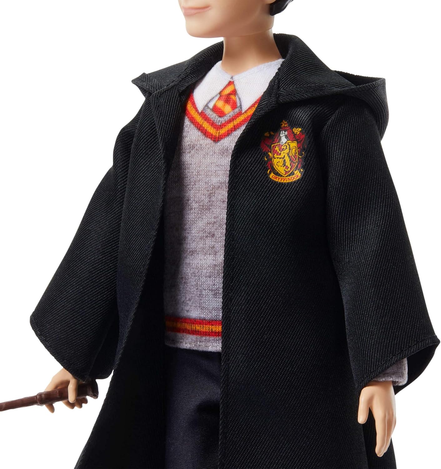 Mattel Harry Potter Toys, Harry Potter Fashion Doll In Removable Signature Hogwarts Uniform With Wand Accessory, Inspired By The Movie, JGM18