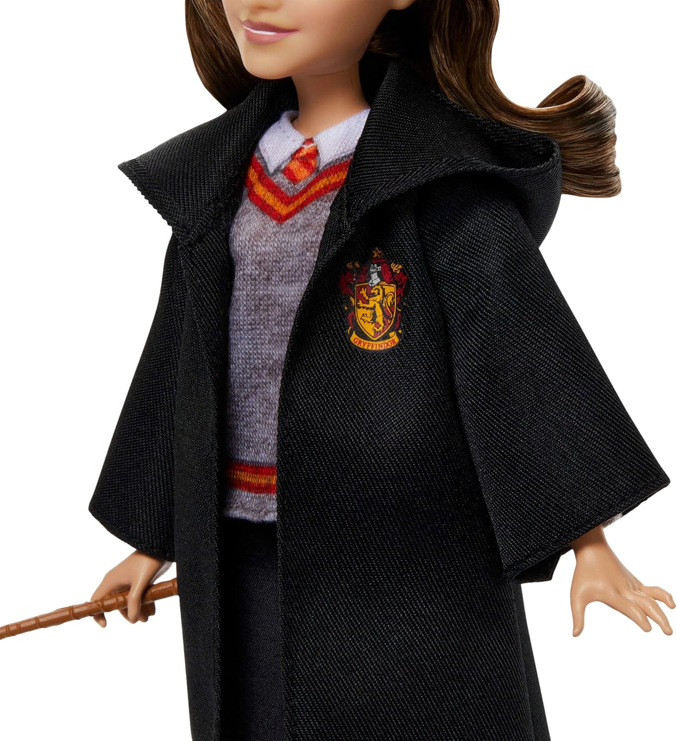 Mattel Harry Potter Toys, Hermione Granger Fashion Doll in Removable Signature Hogwarts Uniform With Wand Accessory, Inspired By The Movie, JGM19
