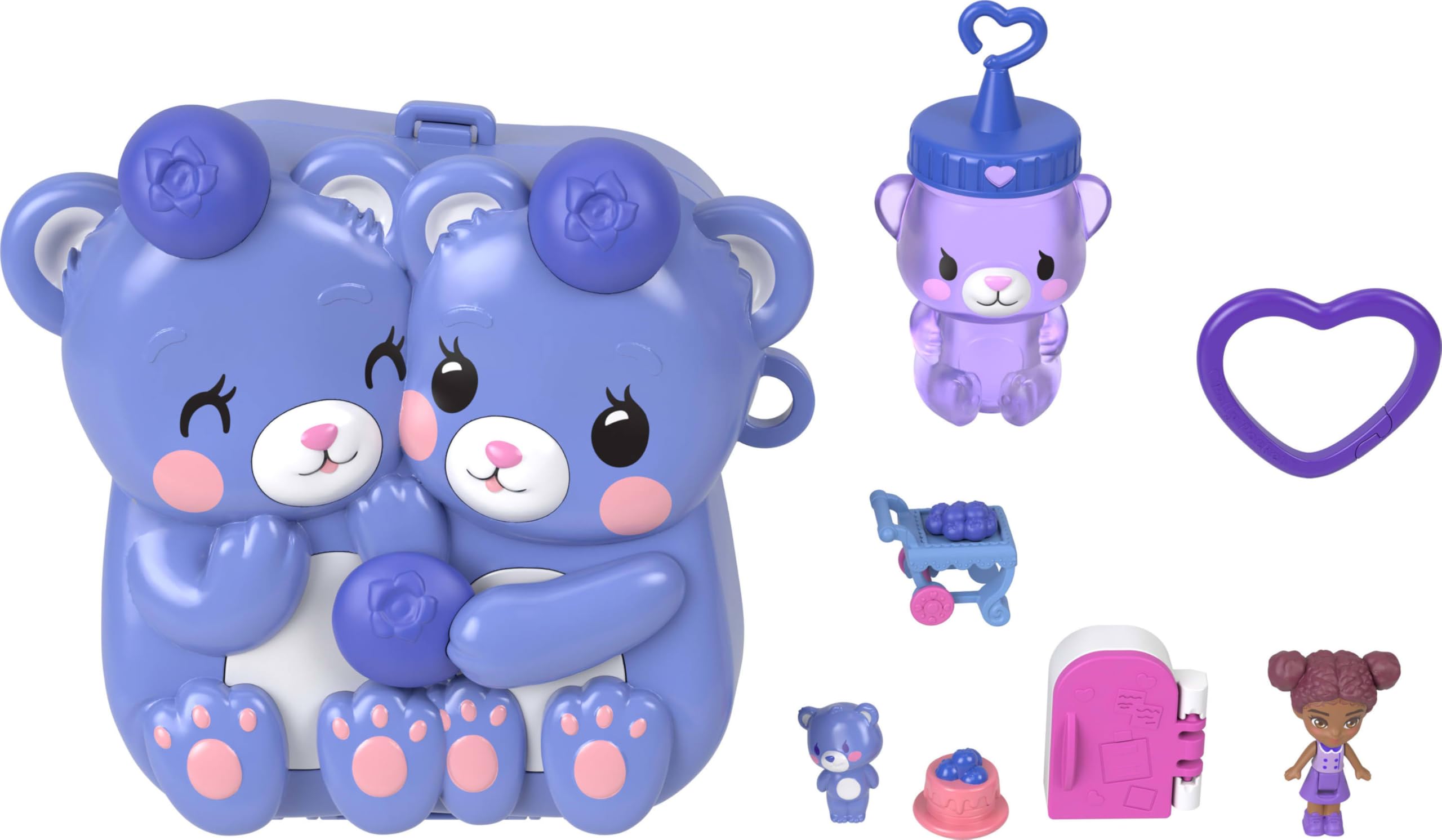 * Polly Pocket Core Compact: Bluebeary Besties