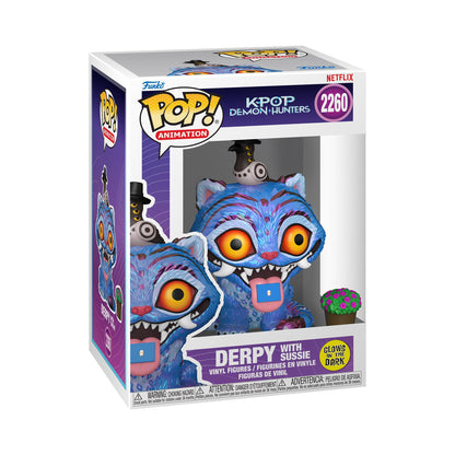 Funko Pop Animation: KPop Demon Hunters - Derpy with Sussie (Glow in the Dark) - Collectable Vinyl Figure - Gift Idea - Official Merchandise - Movies Fans