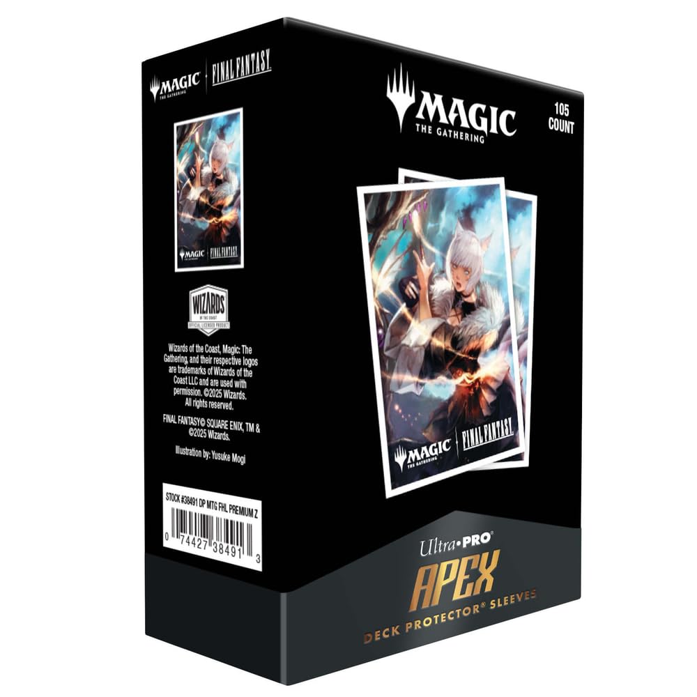 Ultra Pro | MTG: Final Fantasy 105ct Apex Deck Protector Sleeves - Q4 Premium Z | Trading Card Game Accessory | Ages 13+