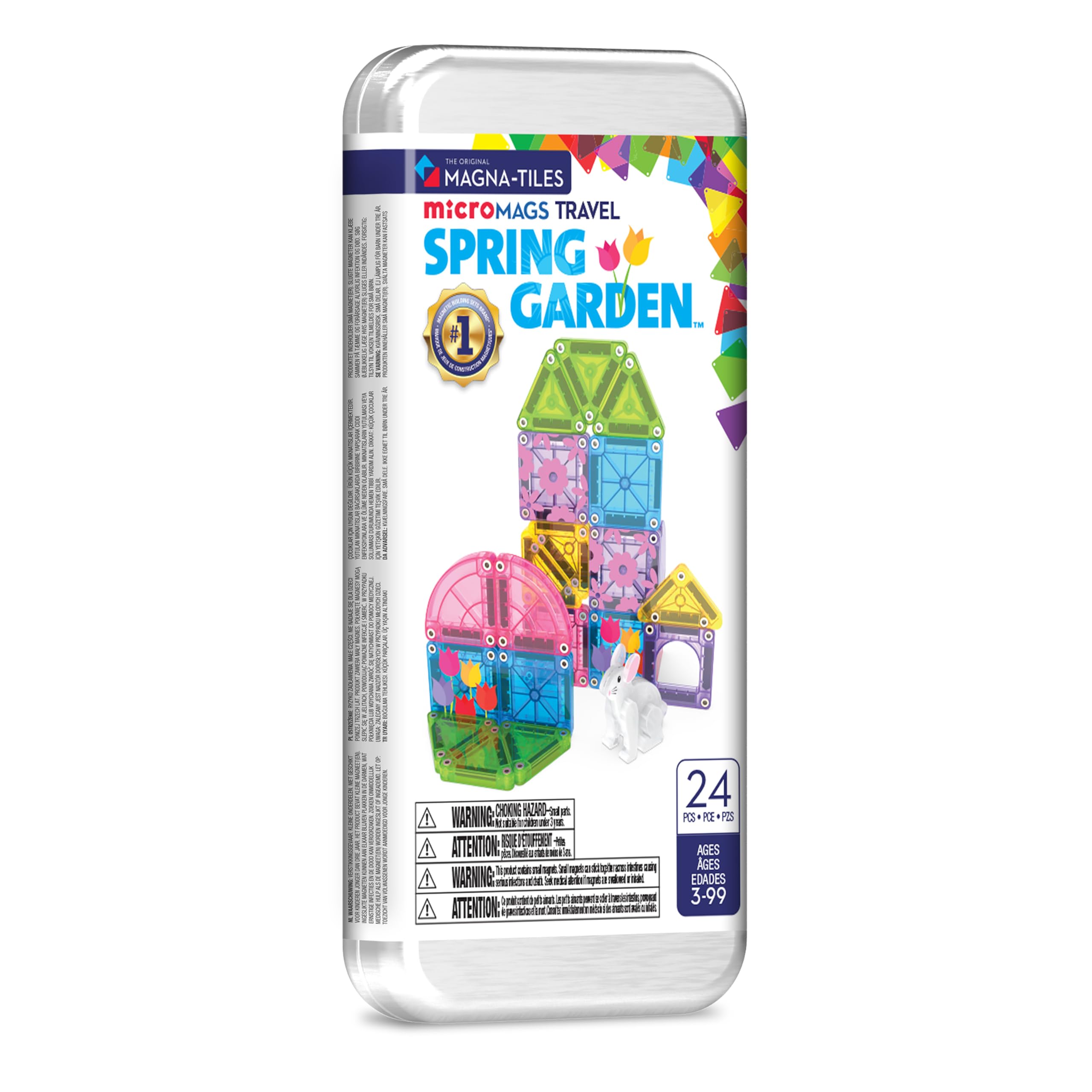 Micro Mags - Travel Set - Spring Garden - 24 tegeltjes