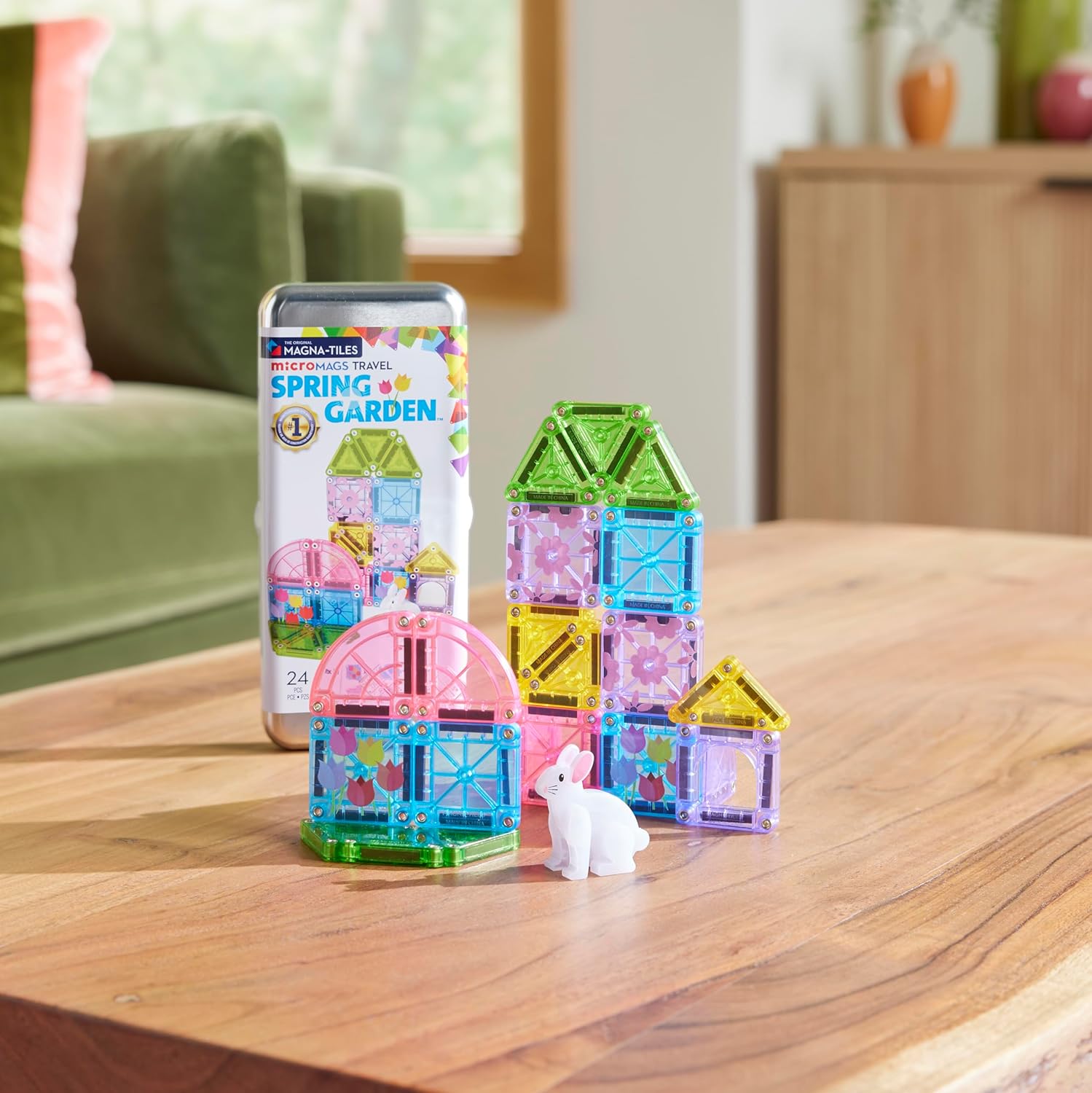 Micro Mags - Travel Set - Spring Garden - 24 tegeltjes