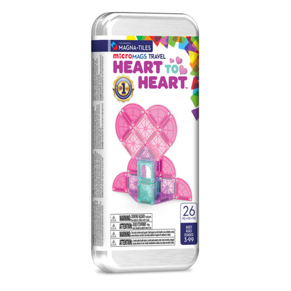 Micro Mags - Travel Set - Heart to Heart - 26 tegeltjes