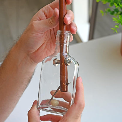 Project Genius Grecian Bottle Brain Teaser Puzzle, Wooden