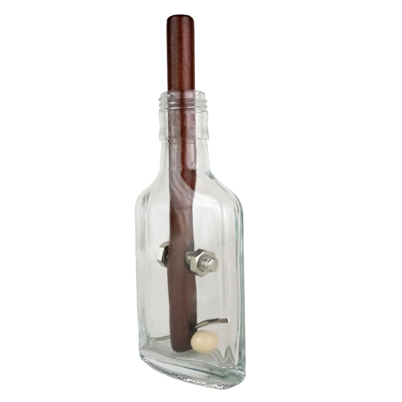 Project Genius Grecian Bottle Brain Teaser Puzzle, Wooden
