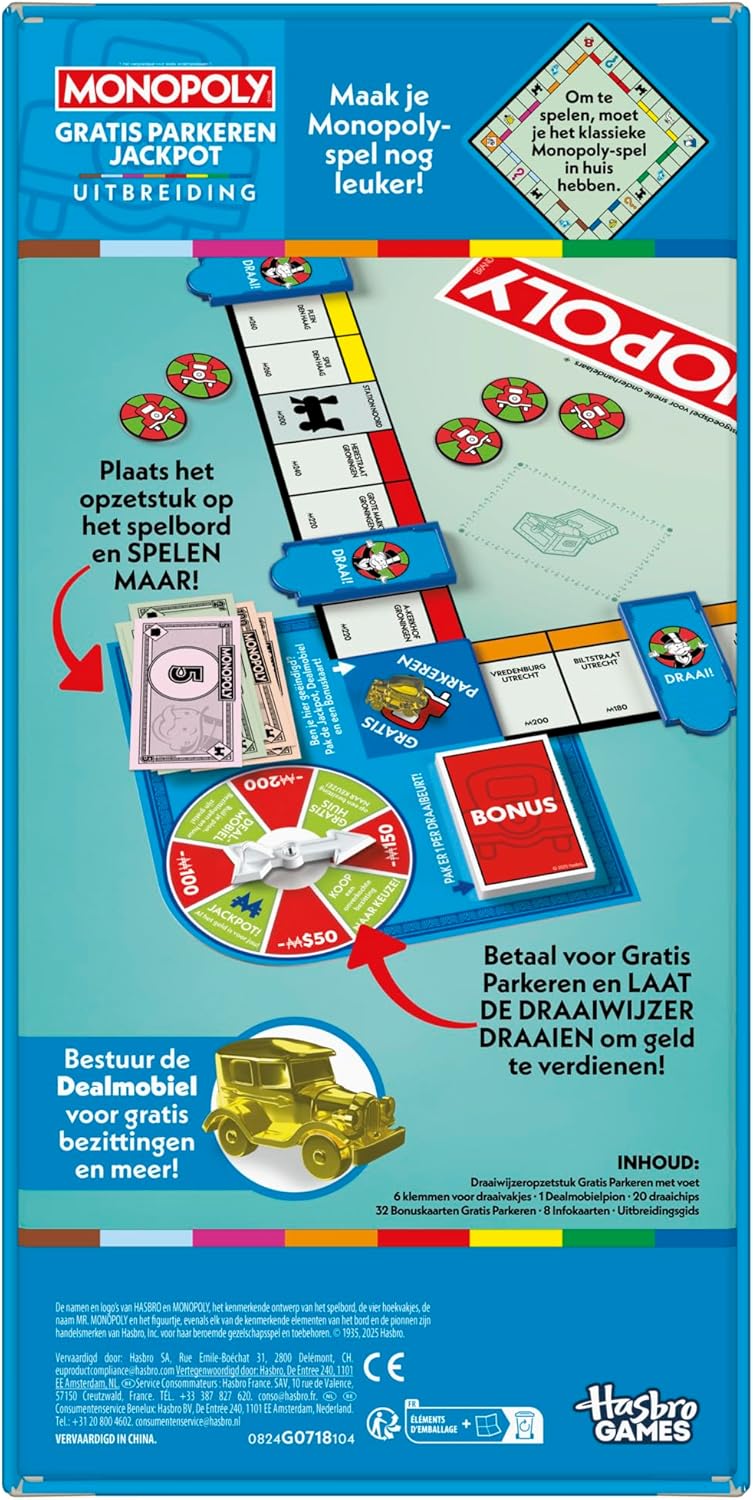 Monopoly - Gratis Parkeren Jackpot Uitbreidingset (NL)
