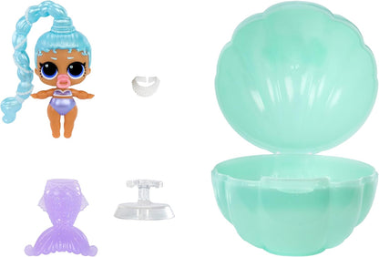 L.O.L. Surprise! Mermaids Makeover Magic Baby Sisters - Cola de Sirena Que Cambia de Color con Bola de Concha, 6 Muñecas para Coleccionar - para Mayores de 4 Años