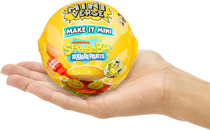 MGA's Miniverse Make It Mini SpongeBob SquarePants - Mini Oggetti da Collezione, Fai da Te, Gioco in Resina, Repliche di Cibo, Non Commestibile, Per Collezionisti e Bambini. Età 8+