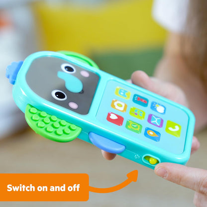 Bright Starts, Jouet Téléphone pour Mini-Moi - Musique et Effets Sonores Ludiques, Unisexe, 6 Mois et Plus