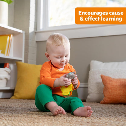 Bright Starts, Clés Musicales Électroniques Musical MonKeys - Clés Petit Singe avec Sons Rigolos, Jouet Multisensoriel, 6 Mois et Plus