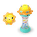 Bright Starts, Linterna Just for Sun con Sonidos de Animales, Cuentas Estilo Palo de Lluvia y Espejo, Juguete Interactivo Unisex para Bebés Desde 6 Meses