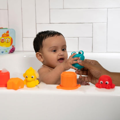 Baby Einstein Ocean Explorers Set de Regalo de 11 Piezas Opus Bath Pals de la colección, a Partir de 3 Meses