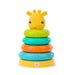 Bright Starts, Torre Giraffa Gioco ad Impilare, Giocattolo Sensoriale Multicolore per Bambini, Unisex, 6+ Mesi, Stimola Coordinazione e Abilità Motorie