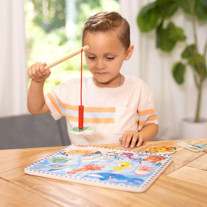 Melissa & Doug - Fishing Magnetic Puzzle Game 10 Pcs (806117)