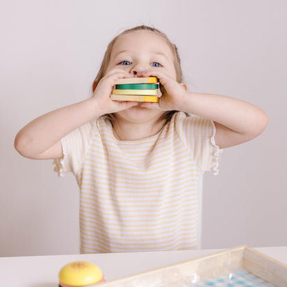 Melissa & Doug - Houten Broodjesset | Doen alsof spelen | Houten speelgoed | Montessori Speelgoed | Speelgoed Eten | rollenspel |Speel Eten | 3+ | Cadeau voor jongens of meisjes