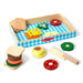 Melissa & Doug - Houten Broodjesset | Doen alsof spelen | Houten speelgoed | Montessori Speelgoed | Speelgoed Eten | rollenspel |Speel Eten | 3+ | Cadeau voor jongens of meisjes