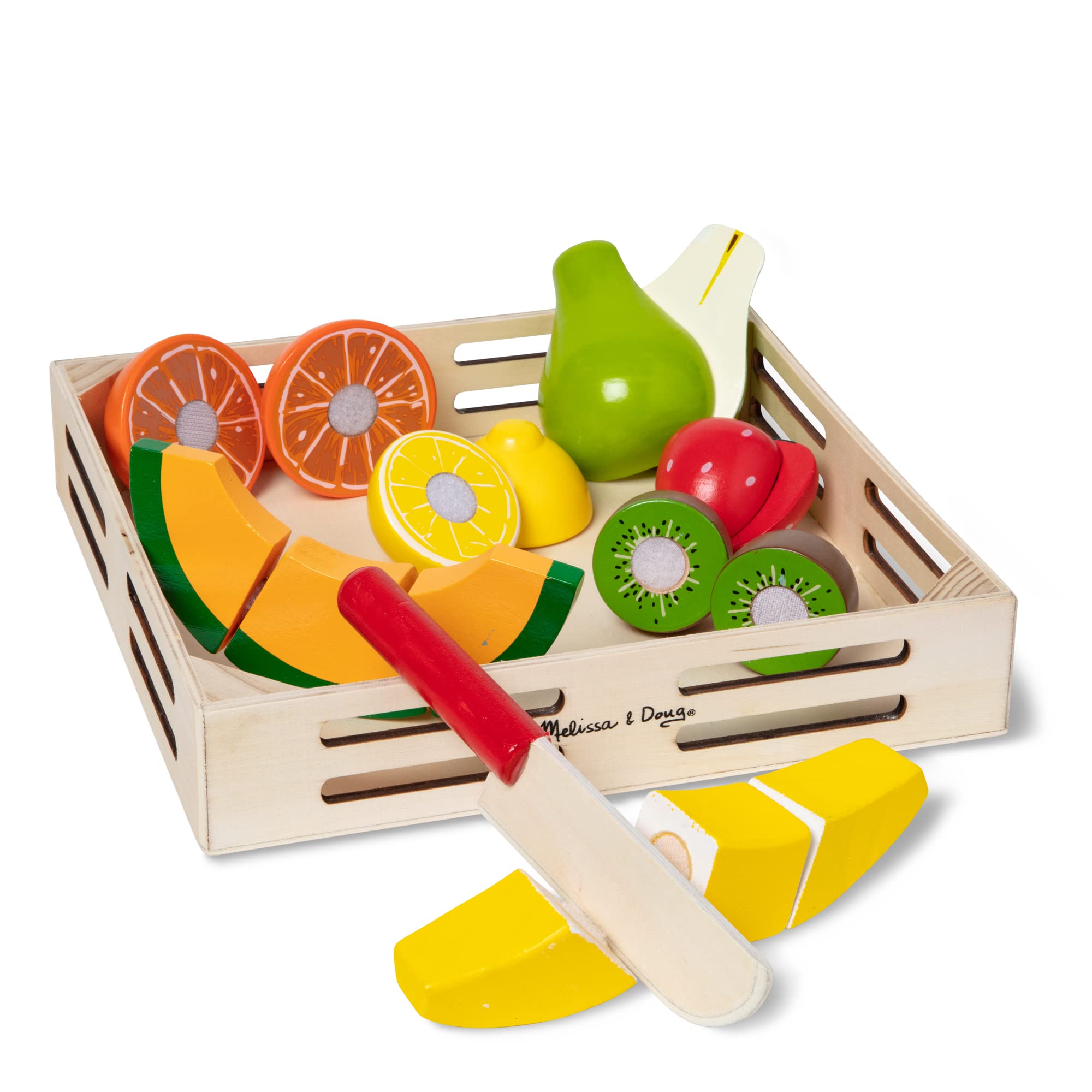 Melissa & Doug - Food Play Wooden Cutting Fruit (806107)
