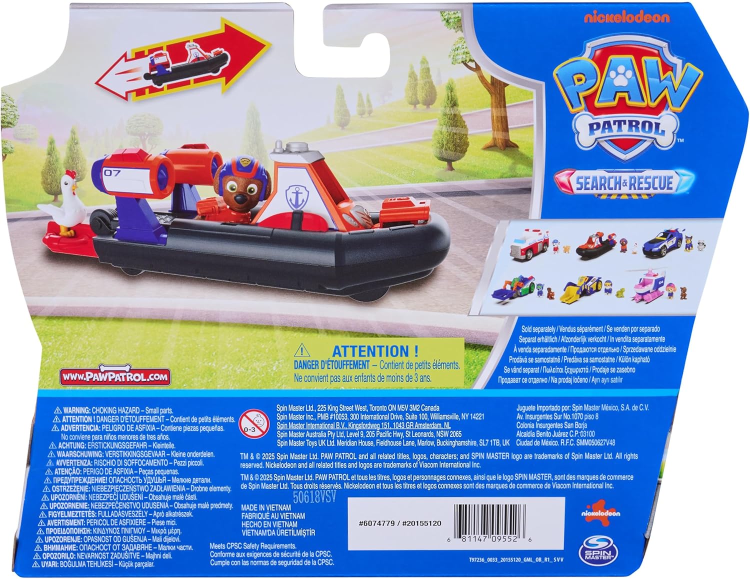 * Paw Patrol Search&Rescue Themed Vehicle - Zuma