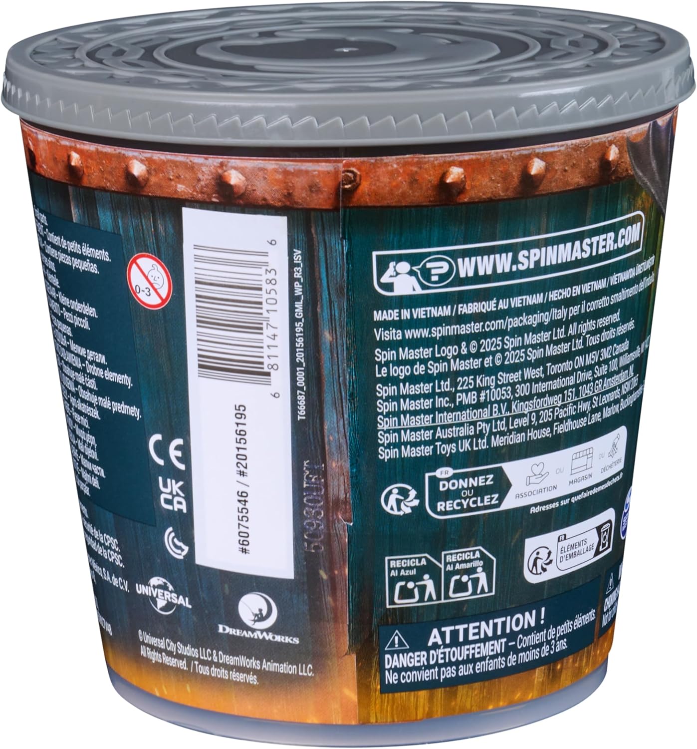Dragons DreamWorks Collectible Barrel of (Spin Master 6075546