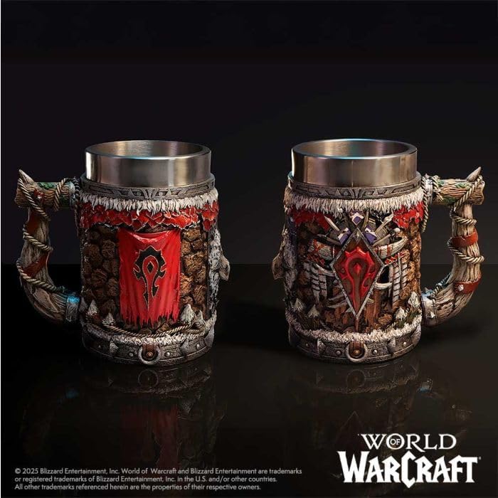 Nemesis Now World of Warcraft Horde Tankard