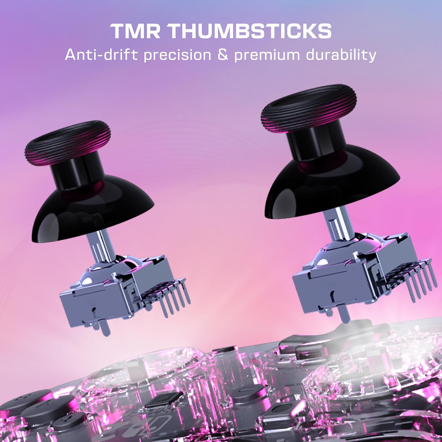 Turtle Beach Afterglow Doorzichtig draadloze controller Officieel gelicentieerd voor Nintendo Switch 2