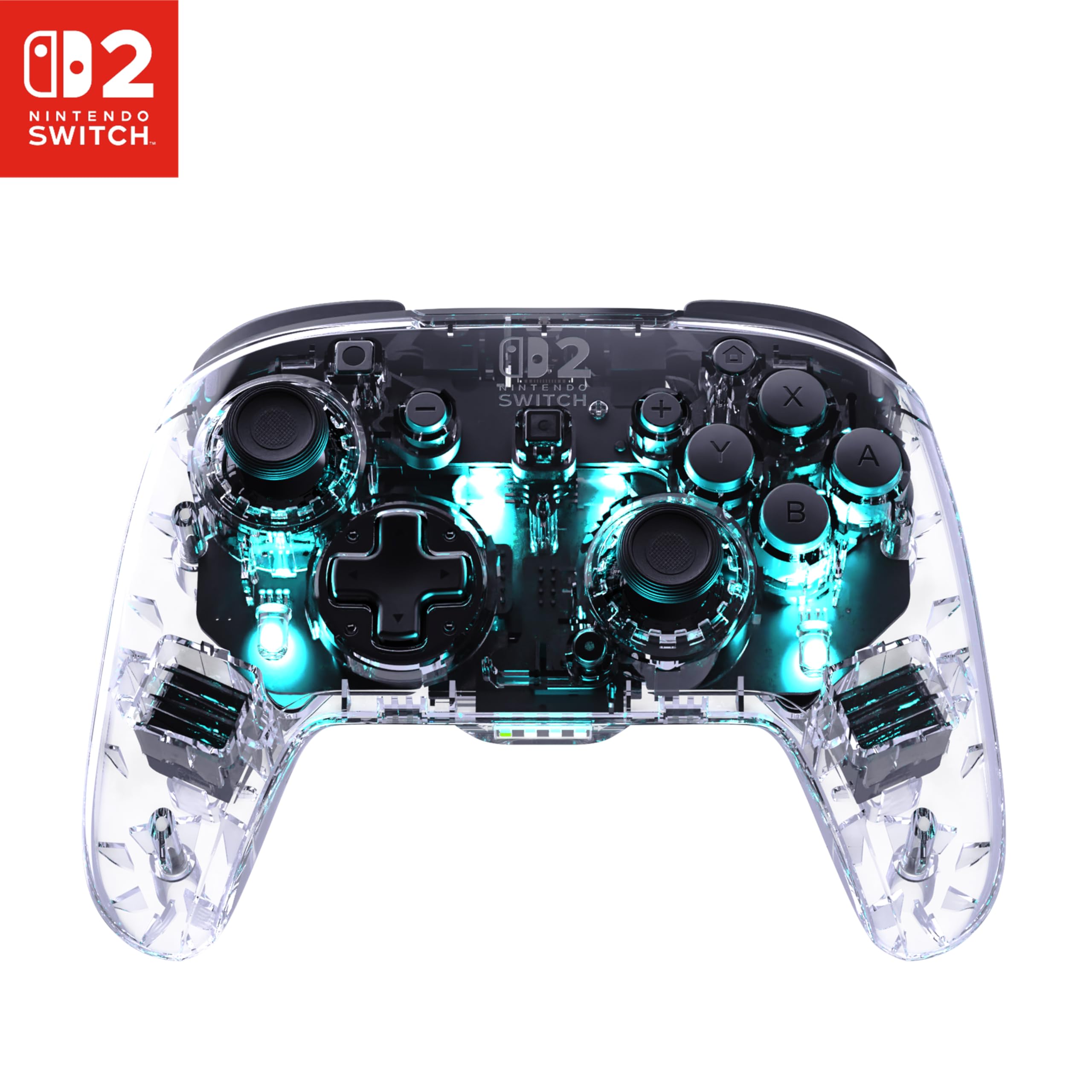 Turtle Beach Afterglow Doorzichtig draadloze controller Officieel gelicentieerd voor Nintendo Switch 2