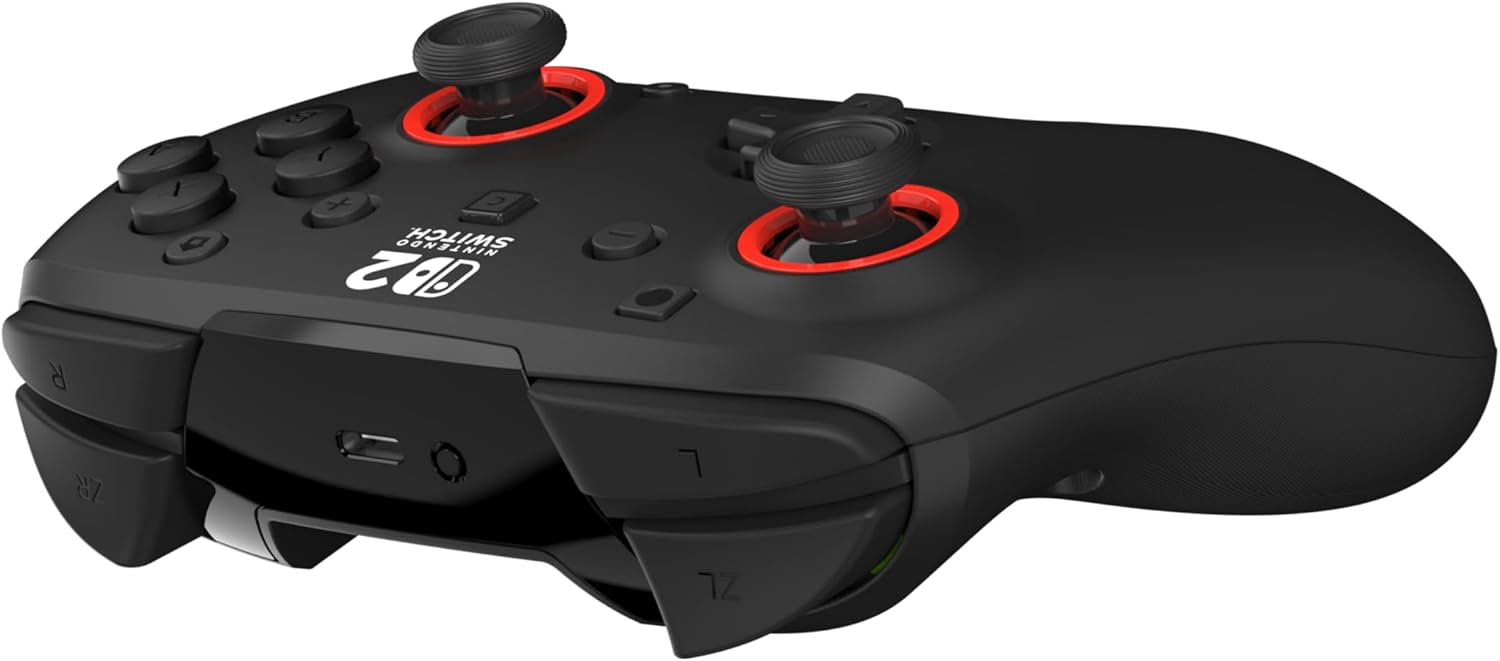 Turtle Beach Rematch Nero Controller da gaming wireless con licenza ufficiale per Nintendo Switch 2
