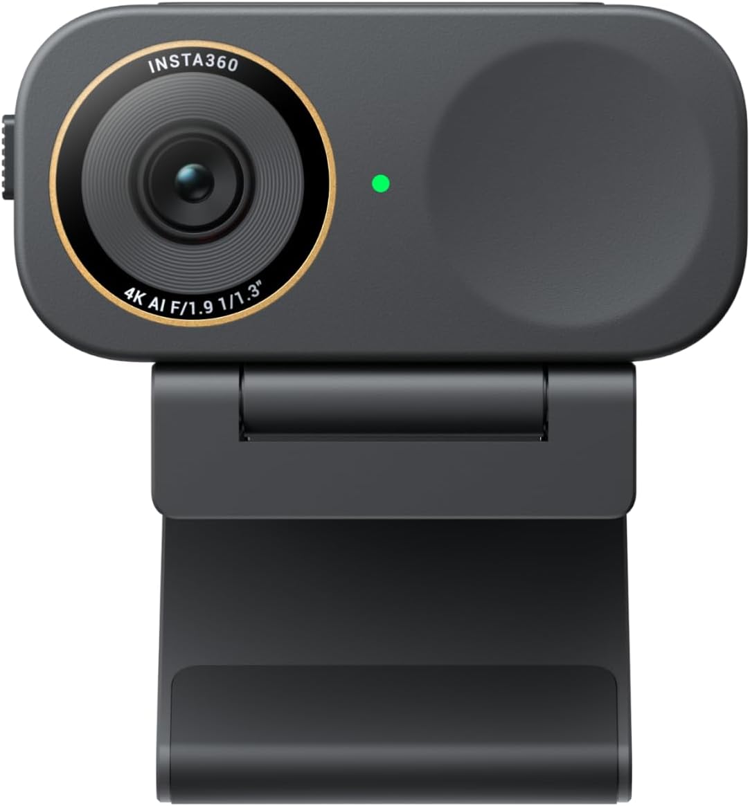 Insta360 - Link 2C Pro 4K Ai-Webcam - Graphite Black